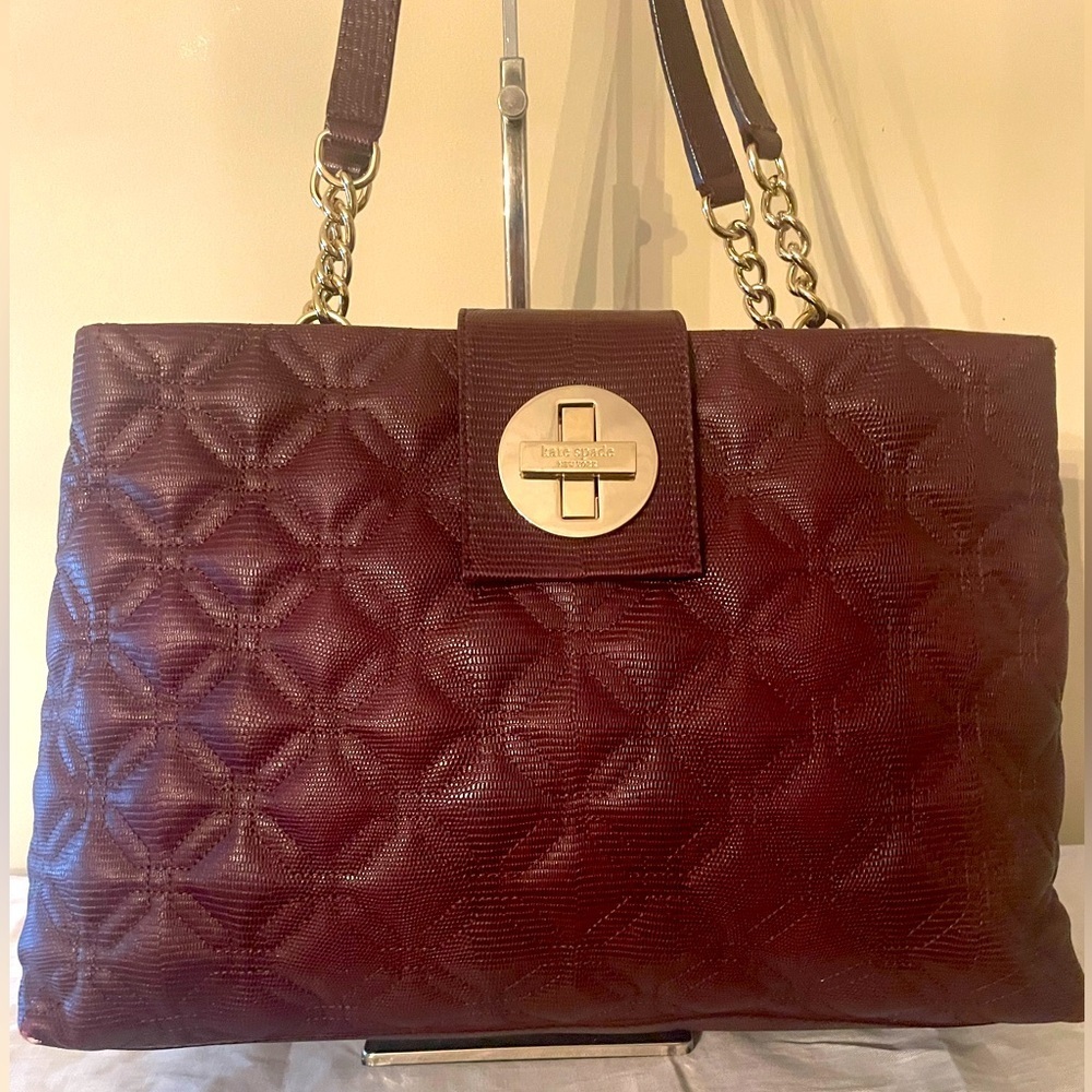 Kate Spade NY Astor Court Quilted Leather Shoulder Bag - EUC - Picture 2 of 12